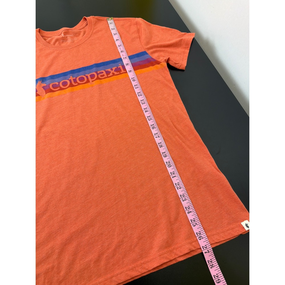 Cotopaxi Orange Organic Cotton Blend Ladies Short Sleeve T-Shirt L - Picture 11 of 11